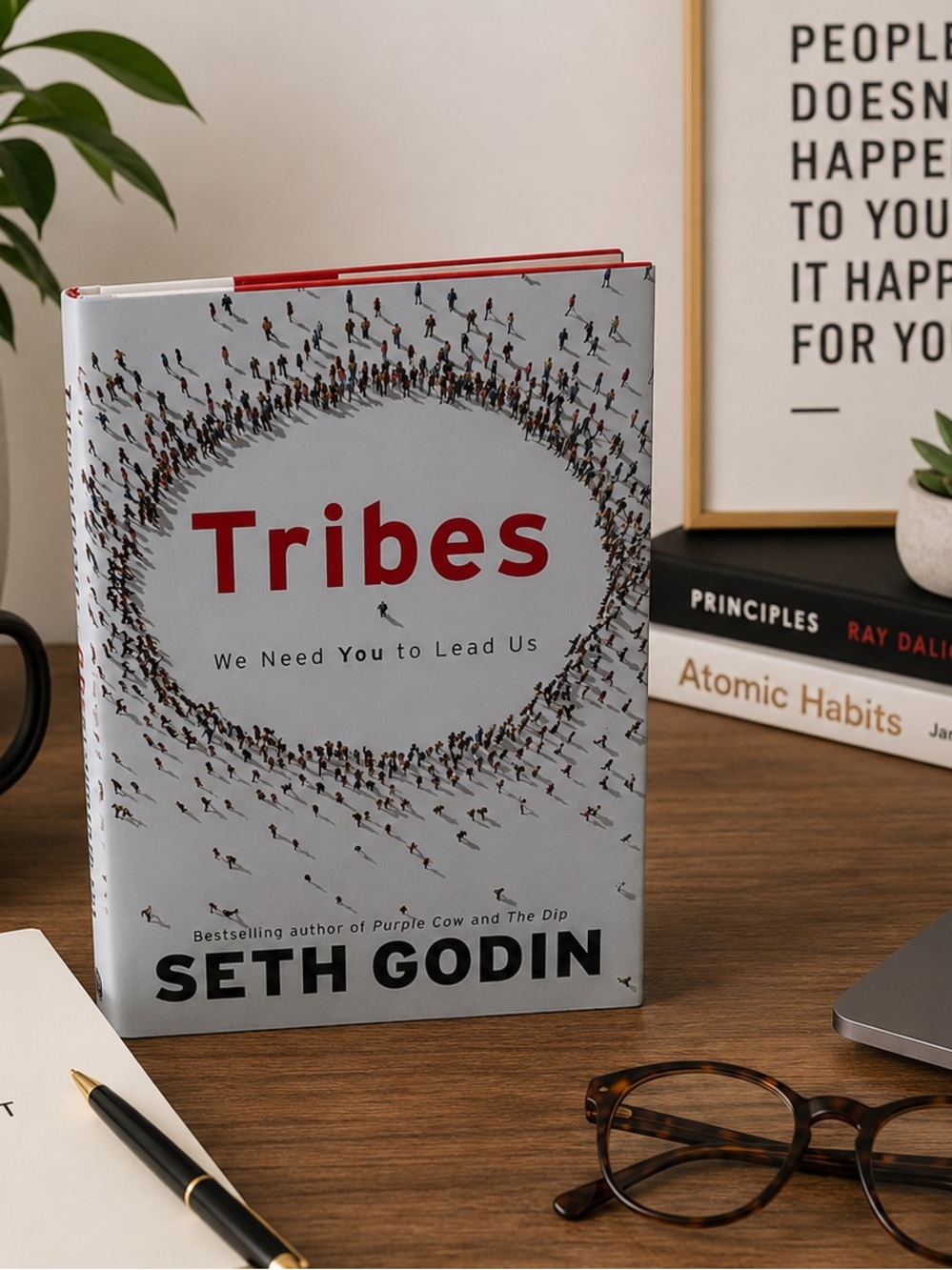 Tribes by Seth Godin Hardcover Leadership & Marketing Business Book